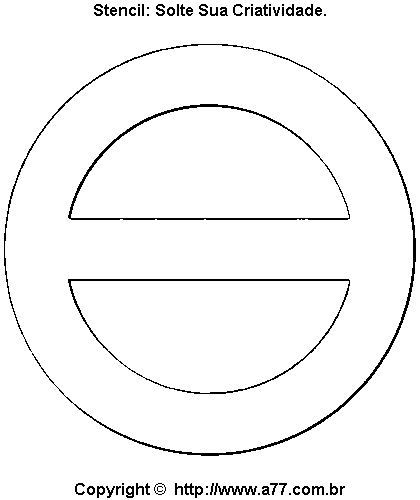 Stencil de Transferidor 360º