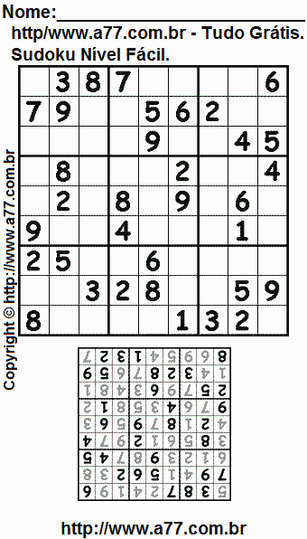 Sudoku Para Imprimir - 132