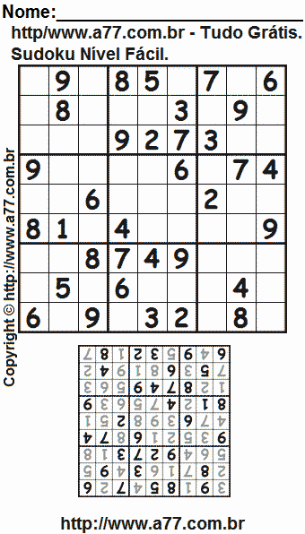 Conjunto de 20 tabelas de nível médio série I para o jogo SUDOKU Once  22012393